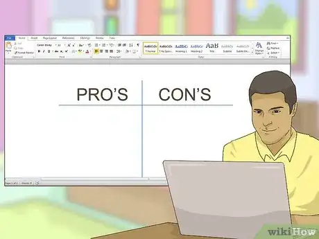 Image titled Make a "T" Chart Step 5